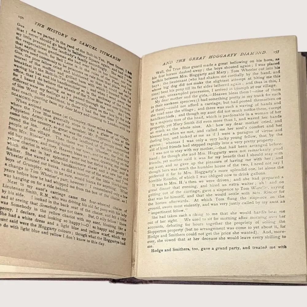 1890s A Shabby Genteel Story William Makepeace Thackeray Hardcover Book